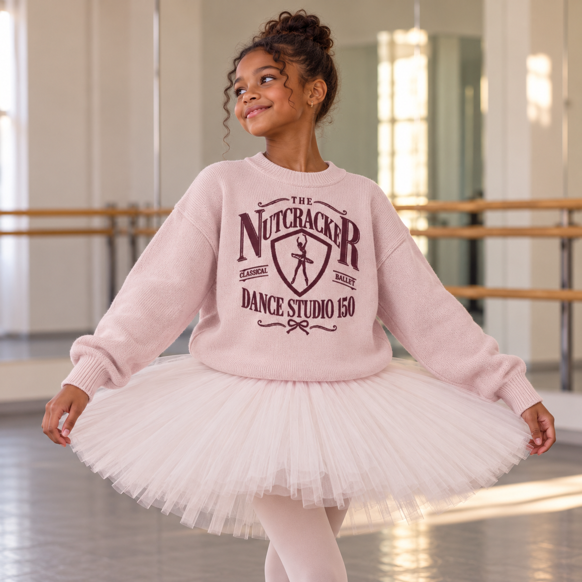 Youth Knitted Nutcracker Sweater